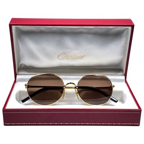 cartier oval sunglasses|sunglasses cartier original.